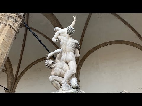 Video: Piazza della Signoria Florencē, Itālijā