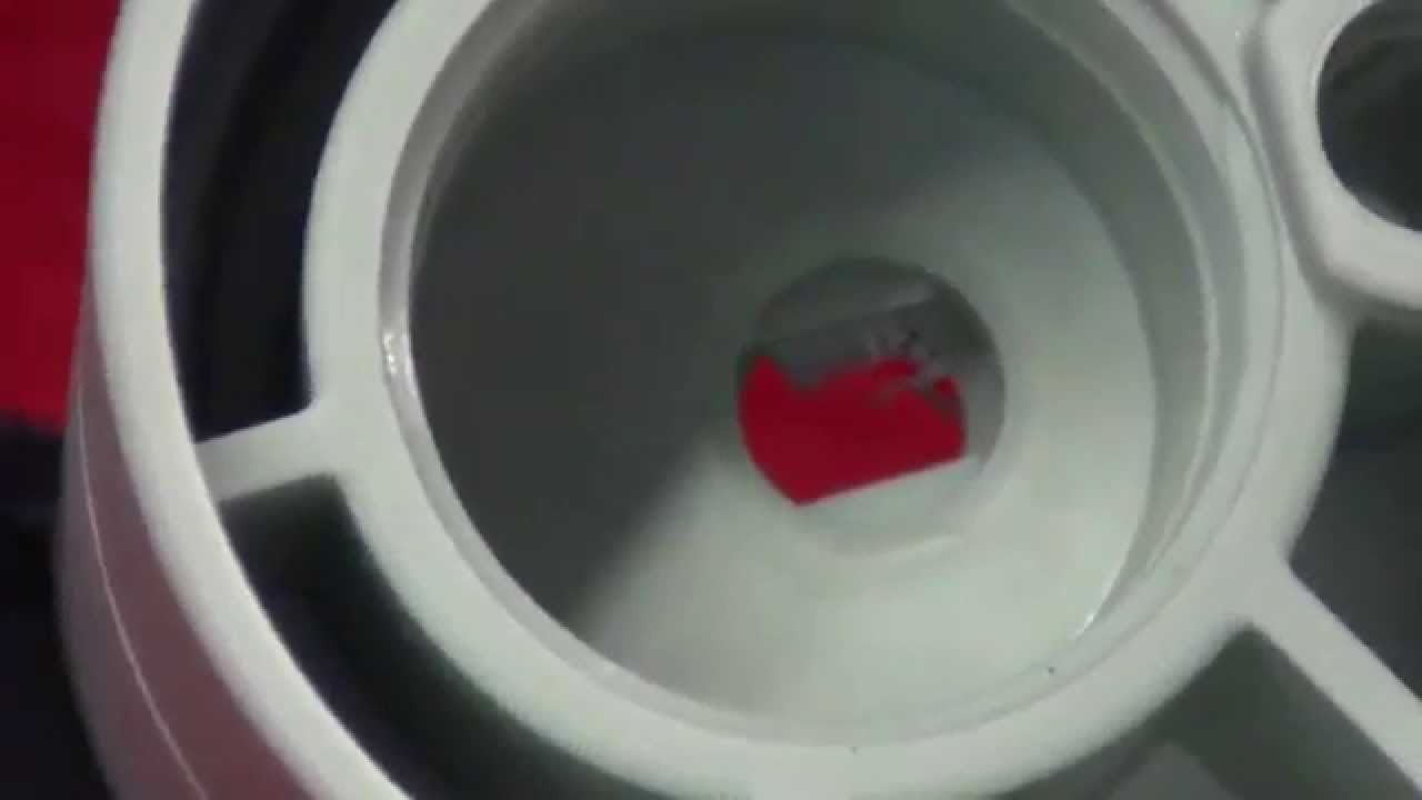 Dry Ice Deburring Glass-Filled Nylon Manifold - YouTube