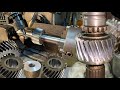 How Young Machinist With Essential Machining Skills Make New Helical Gear From Round Iron Bar