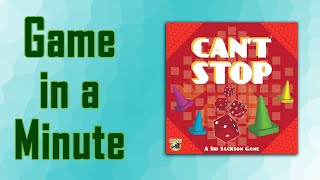 Game in a Minute: Can't Stop