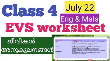 class 4 EVS worksheet 22/7/21| victers EVS worksheet 22/7/21| @talknwalk