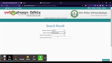 DAVV BBA 5th Sem 2022 Result (Out) - Download DAV 2022 Score Card Here
