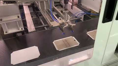 Fully automatic hard cover laminating wrapping machine with visual positioning perfect accuracy