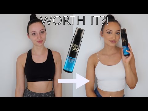 Bondi Sands 1 Hour Express Dark Self Tanning Foam Review + Demo!