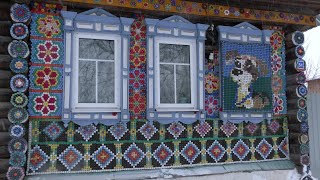 В деревне Марково Марий Эл стоит удивительный мозаичный домик