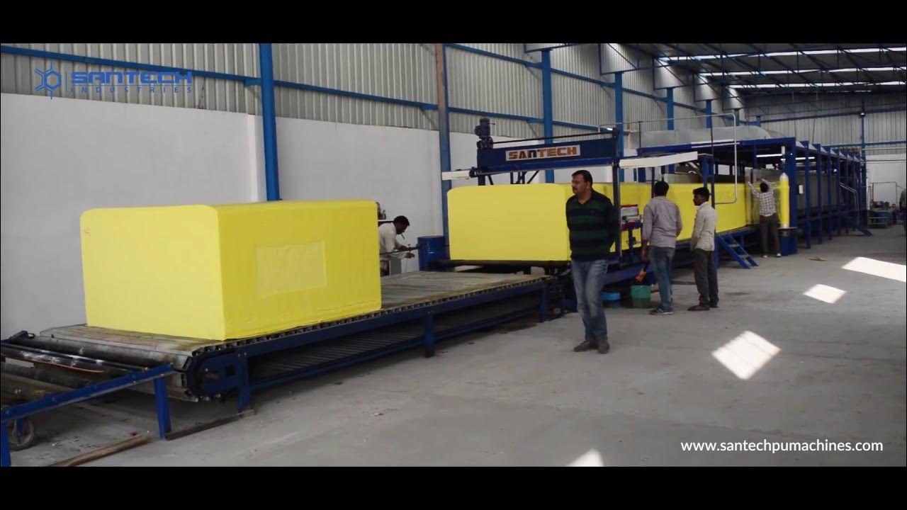 Santech Industries - Foaming and Cutting Machines Production