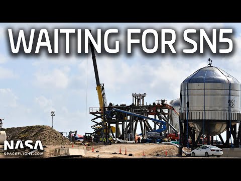 SpaceX Boca Chica - Stage Set for Starship SN5's arrival at launch site