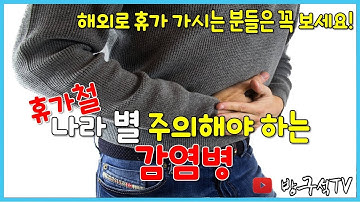 휴가철 주의해야 하는 나라별 감염병 [해외여행 주의사항]