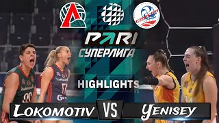 Lokomotiv Kaliningrad Vs Yenisei Krasnoyarsk Volleyball Highlights Women's Pari Super League 2024