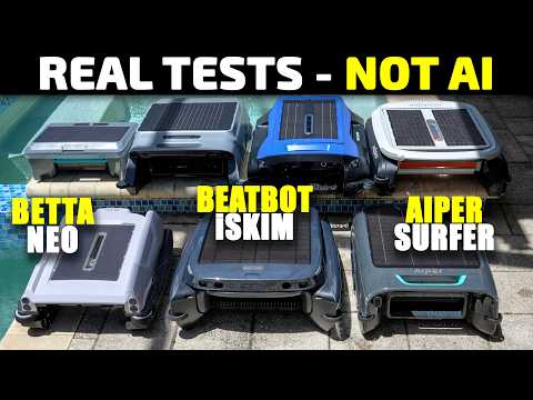 Solar Pool Skimmers - Beatbot, Aiper & Betta vs. Generic