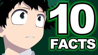 Top 10 DEKU Facts You Didn't Know! (My Hero Academia / Boku no Hero Academia Izuku Midoriya Facts)