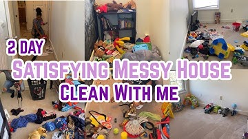 SATISFYING MESSY HOUSE SPEED CLEAN |ANNOUNCEMENT | 2 DAY COMPLETE DISASTER CLEAN WITH ME