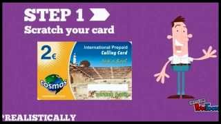 Cheap International Prepaid calling cards how to use video