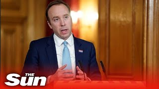 Matt Hancock and government officials give COVID-19 daily briefing