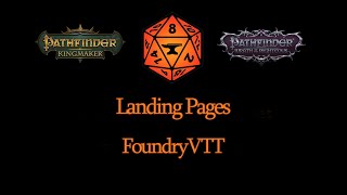 Landing page - Kingmaker & WotR