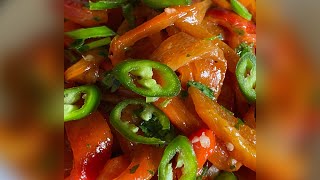 Roasted red pepper salad سلطة الفلفل المشوي