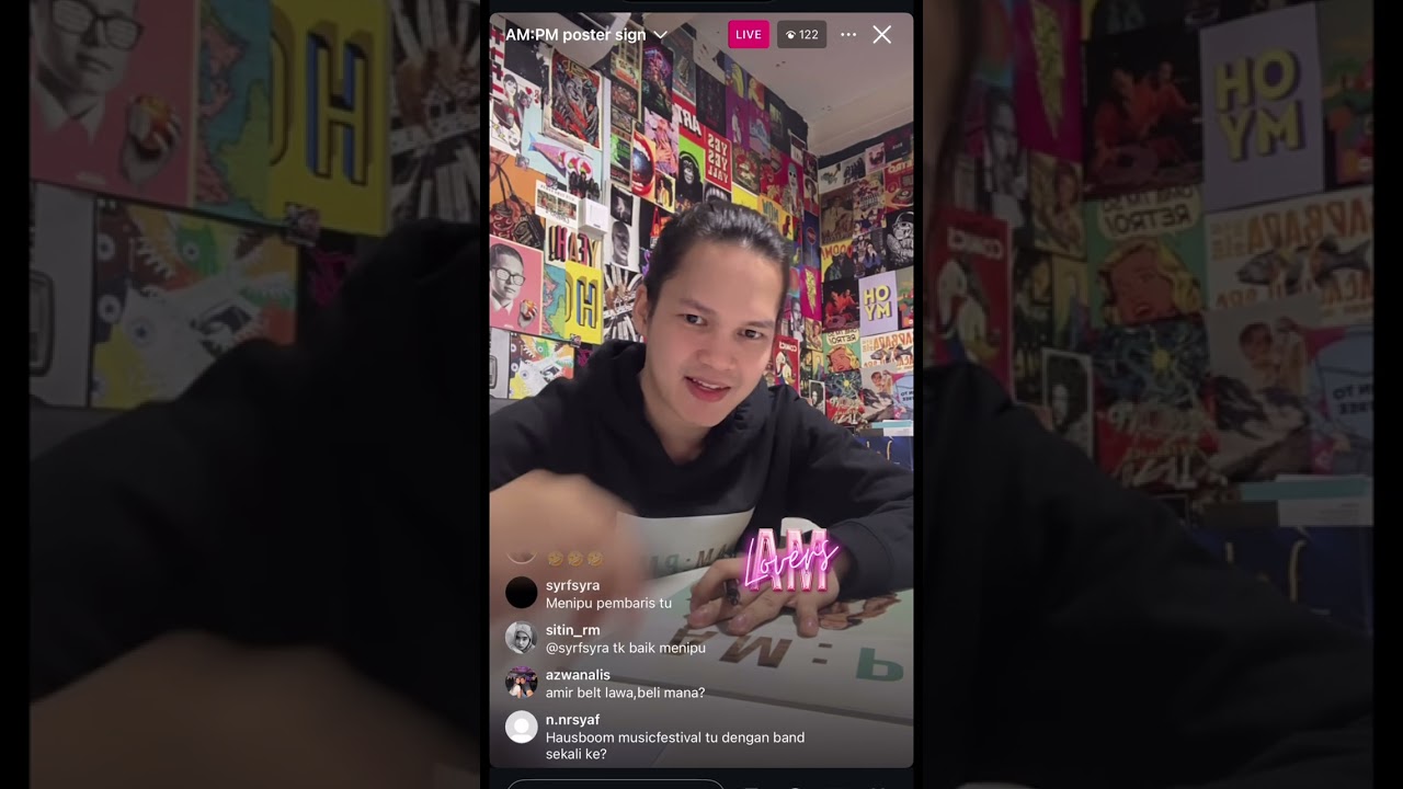 30.09.2024 Amir Masdi LIVE @ IG (AM:PM poster signing session)