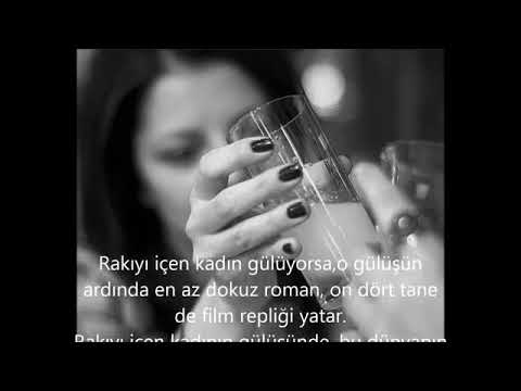 Rakı icen kadin siiri