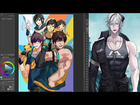 Fudanshi Vtuber / Drawing part4