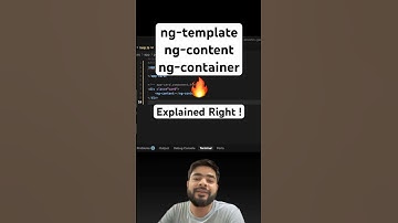 Confused with ng-content, ng-template & ng-container? Watch this!