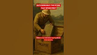 BATU BERSURAT THE STONE THAT SPOKE FIRST #BatuBersurat #MalaysiaHistory #AncientAsia #Shorts #Asia