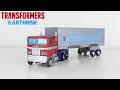 Transformers Earthrise Leader Class Optimus Prime Review