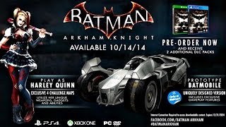 Batman Arkham Knight: Prototype Batmobile Walmart Pre-order Bonus!