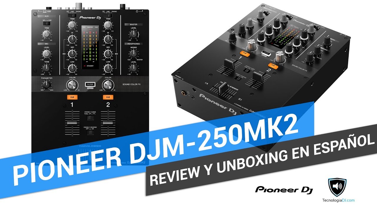 Review español mixer Pioneer DJM-750 MK2 - YouTube