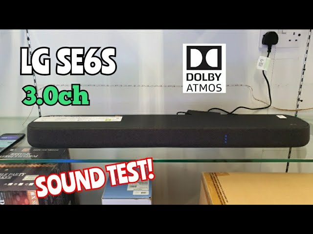 LG Eclair SE6S 3.0ch all-in-one Soundbar with Dolby Atmos