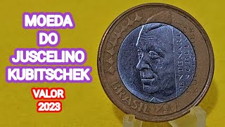 MOEDA 1 REAL DO JUSCELINO KUBITSCHEK - VALOR 2023