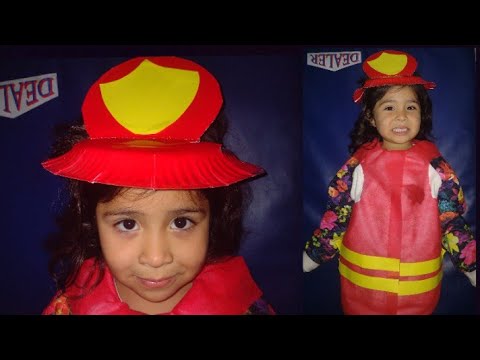 Casco infantil básico de bomberos