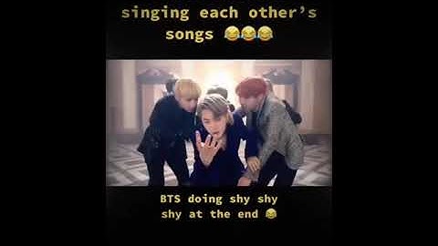 TWICE AND BTS SINGING EACH OTHER SONGS.