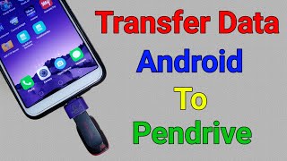 Transfer Data Mobile to USB Pendrive | Android phone to pendrive, Photos, Videos, Music and More