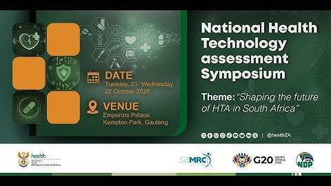 National Health Technology Assessment [HTA] Symposium