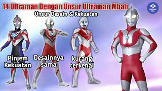 14 Ultraman Dengan Unsur Ultraman Mbah