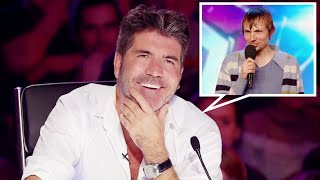 Make Simon laugh! with Gatis Kandis - Funny audition - Britain’s Got More Talent 2016