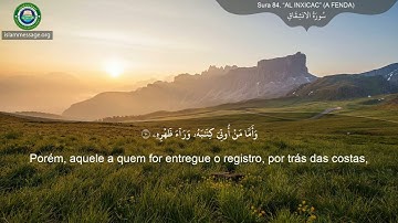 سورة 84. الانشقاق (ترجمة باللغة البرتغالية) | مشاري بن راشد العفاسي