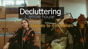 DECLUTTER my ENTIRE house with me | downsizing to move + starting minimalism