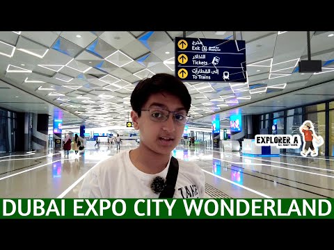 Expo Dubai | Futuristic Rail Metro Station | Wonderland | Dubai | Explorer A