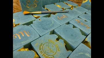 Blue Steel Cold Process Soap Making & Stamping