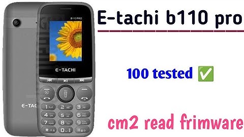 e-tachi b110 pro flash file