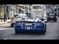 Supercars in the city- SSC Ultimate Aero, Bugatti Veyron, Ford GTs, F40