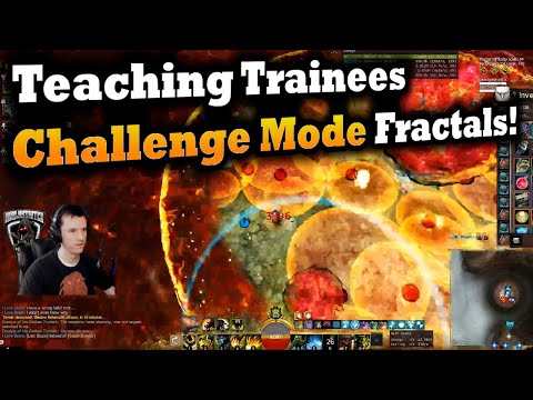 Teaching Trainees CHALLENGE MODE Fractals! - Guild Wars 2