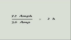 How long does it take to charge a battery with a photovoltaic system