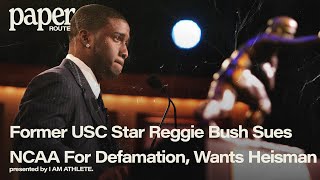 Former USC Legend Reggie Bush Sues NCAA, Wants Heisman Trophy Back | Paper Route Clip
