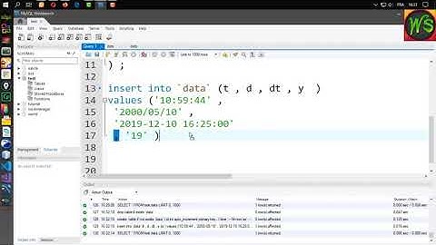 الدرس40 MYSQL انشاء قواعد البيانات   Data كيفية تخزين التاريخ و الوقت الفعلي في قاعدة البيانات