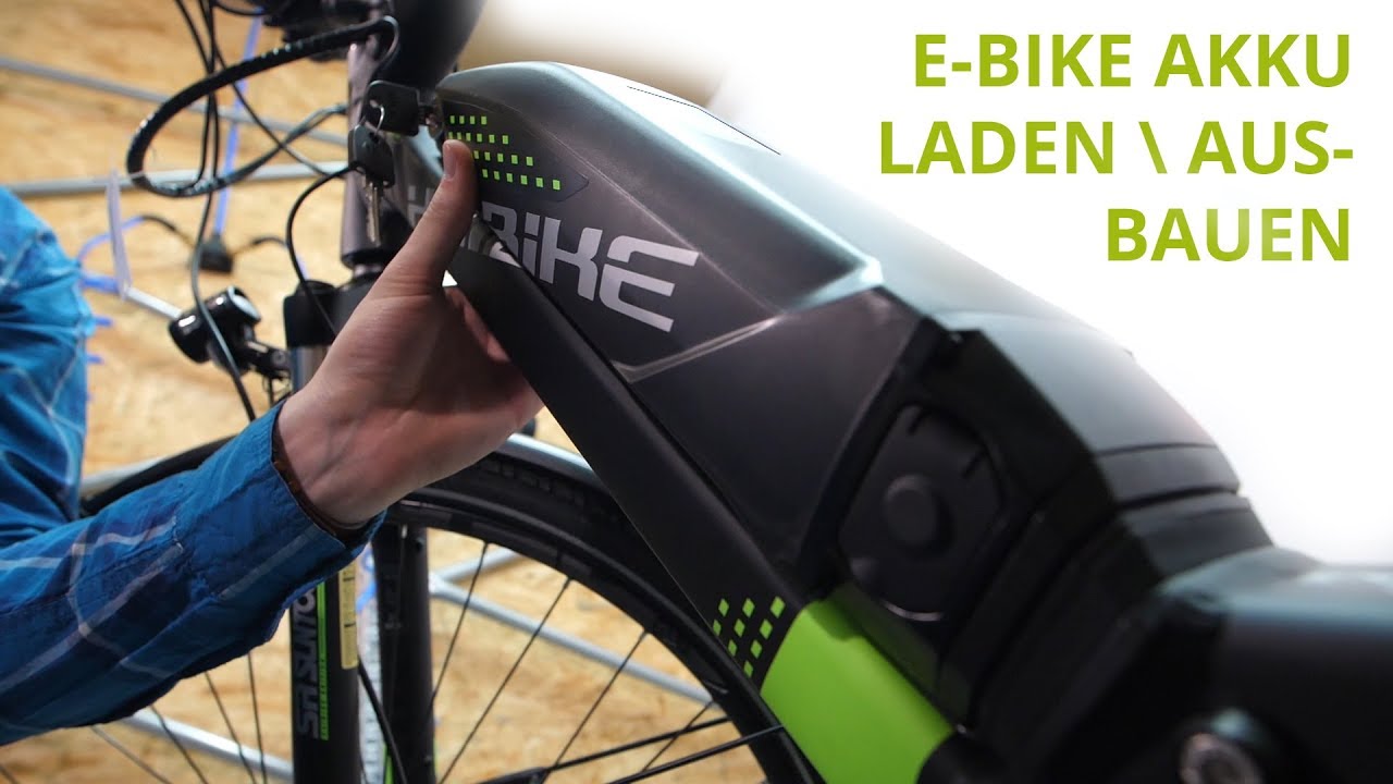 EBike Akku laden und ausbauen Yamaha, Bosch