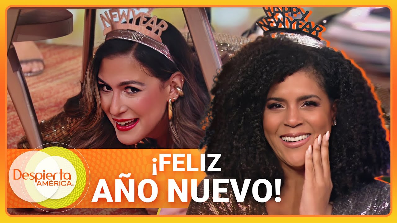 Francisca y Jessi reciben el Año Nuevo debajo de la mesa y con un deseo especial | Despierta América