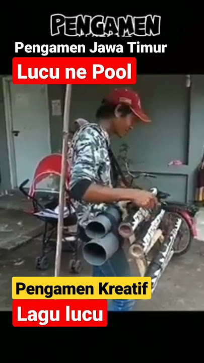 pengamen Jawa timuran lucu banget..kreatif inovatif dan selalu Semangat #shorts