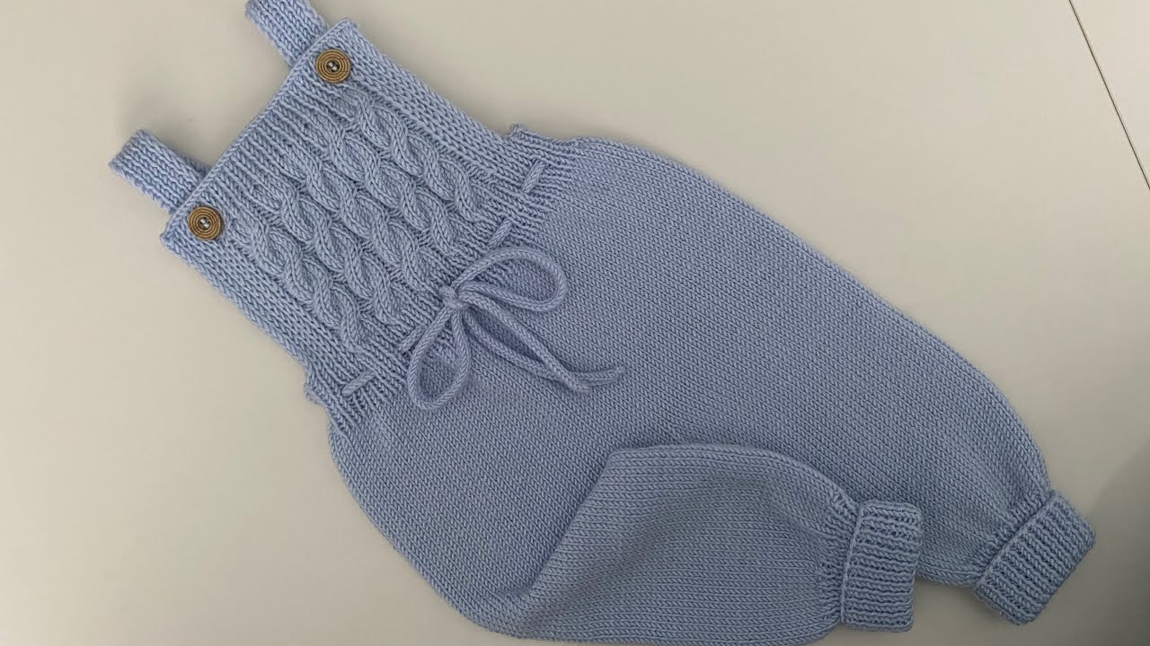 Askılı burgulu salopet tulum yapımı